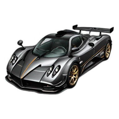 pagani zonda r sticker