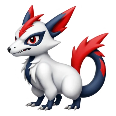 Zangoose-Salandit-Absol-fusion sticker
