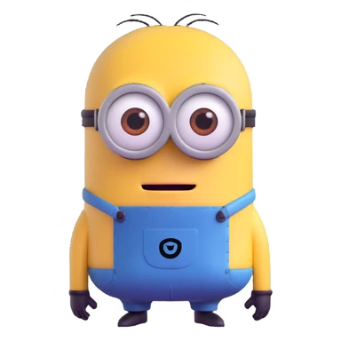 sad minion sticker