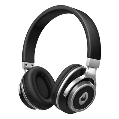 Headphones and asthetic sticker