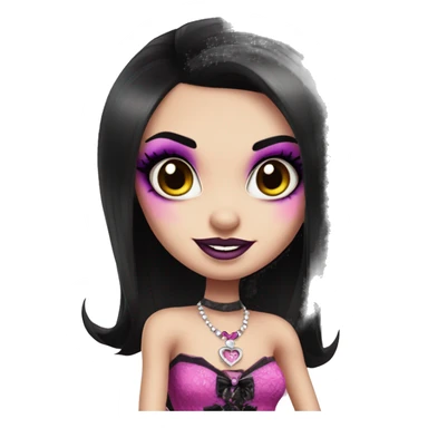 draculaura from monster high  sticker