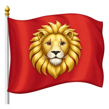 Sun and lion flag of Iran sticker