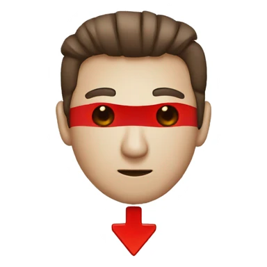 Red tesla sign emoji sticker