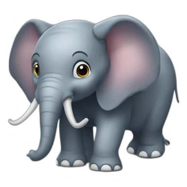 éléphant et fourmis  sticker