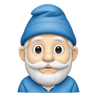 grandfather smurf  sticker