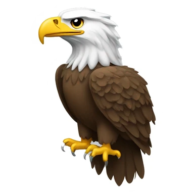 Eagle in the state of Georgia  sticker
