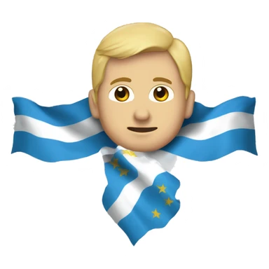bandera mitad uruguay mitad argentina sticker