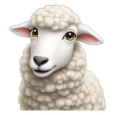 Real 5 sheep sticker