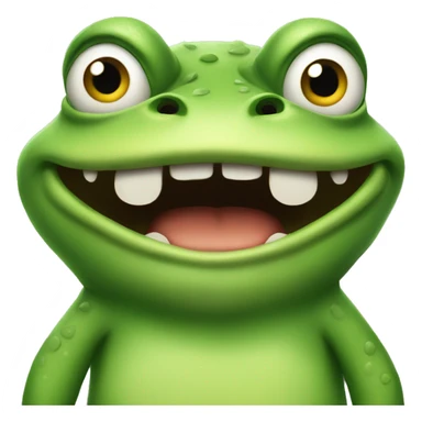 Angry mad very angry frog sticker