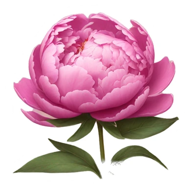 Pink peonies sticker