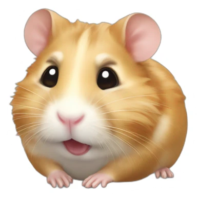 Hamster qui fait un clin d’œil sticker