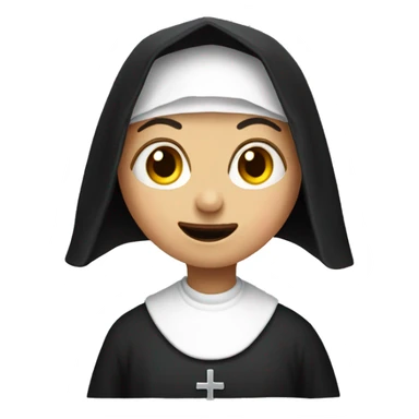 Scery Nun sticker