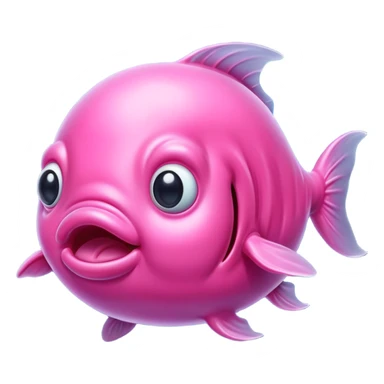 Blob fish sticker