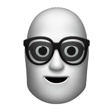 balaclava with glasses sticker