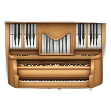 Orgue 3 claviers et un pédalier sticker