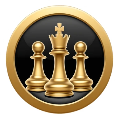 chess brilliant move logo sticker