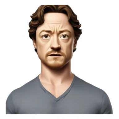 james mcavoy serious sticker