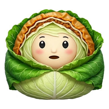 Cabbage roll  with no face sticker