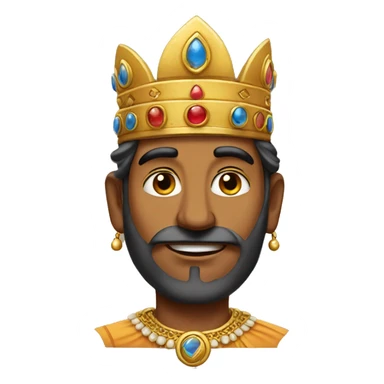 indian king without crown sticker