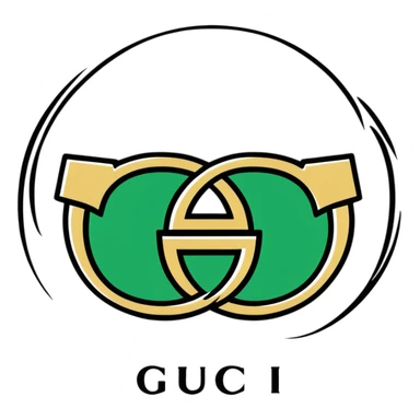 Gucci logo sticker