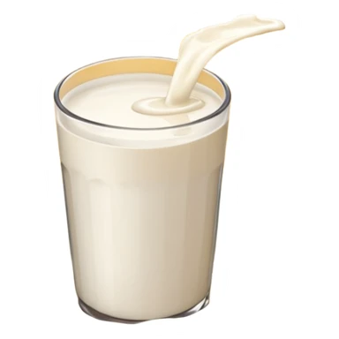 white milk spill on floor sticker