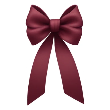 A pretty bow in burgundy  sticker