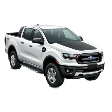 White ford ranger 2024 sticker