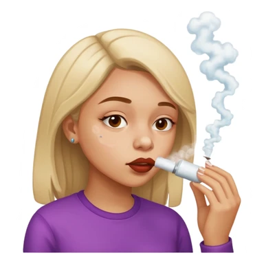 a girl snorting cocaine sticker