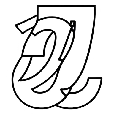 colorful percentage sign sticker