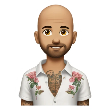 Andrew Tate with neck tattoos  sticker