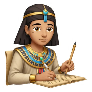 escriba egipcio sticker
