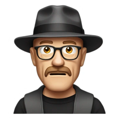 surprised heisenberg emoji sticker