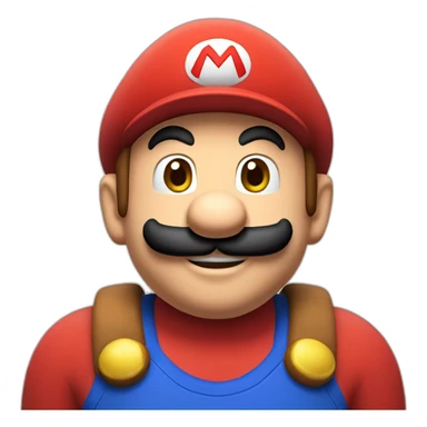 Mario game character sticker