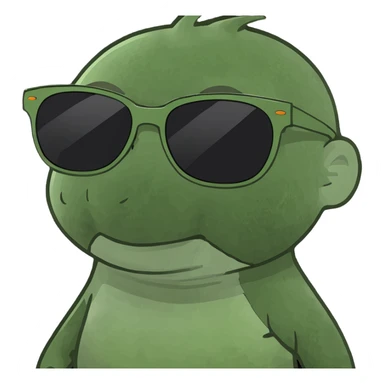 Baby with Sunglass sticker