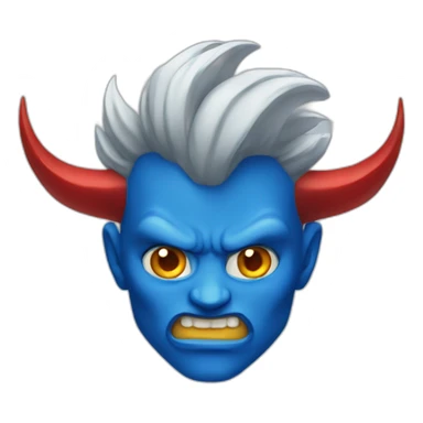 Diable bleu sticker