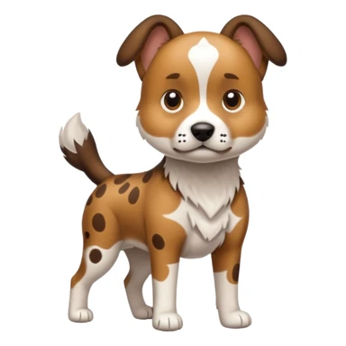 spotted dog full body sticker