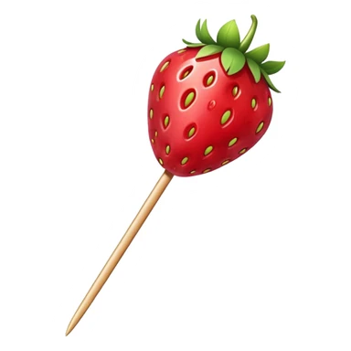 strawberry tanghulu sticker