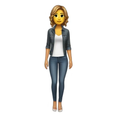 Jennifer López full body sticker