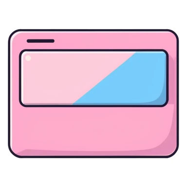 Pink Web browser sticker