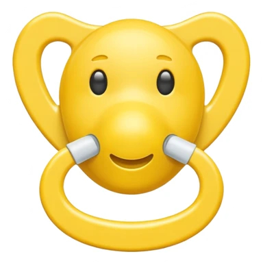 Chupeta amarela sticker