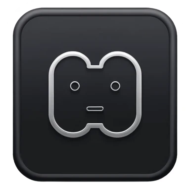 Minimalistic flat vector icon, iOS style, thin black contour on white background. sticker