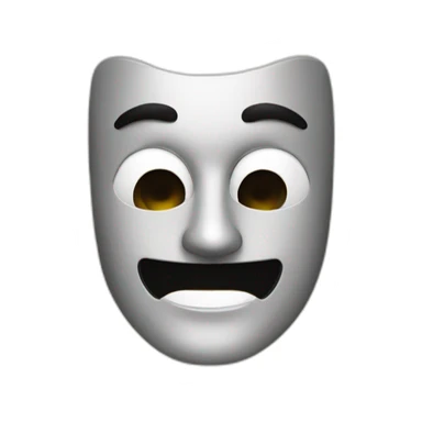 mascaras de teatro sticker