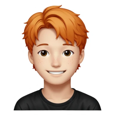 Felix from Stray Kids, K-pop idol with freckles sticker