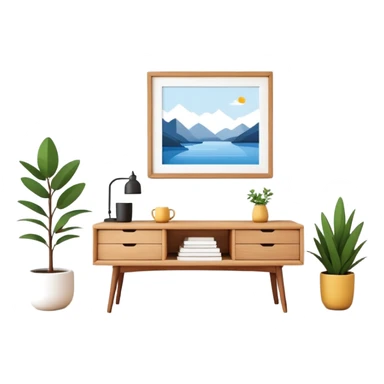 scandi style  decor   sticker