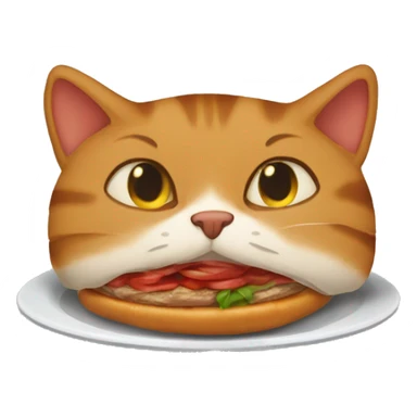 kebap yiyen kedi sticker