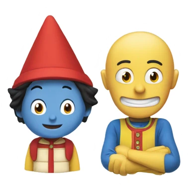 noddy with doraemon sticker