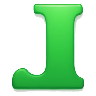 P LETTER green sticker
