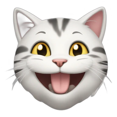 happy cat from fairytail sticker
