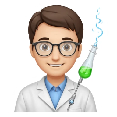 curious energized scientist
more dinamic emoji  sticker