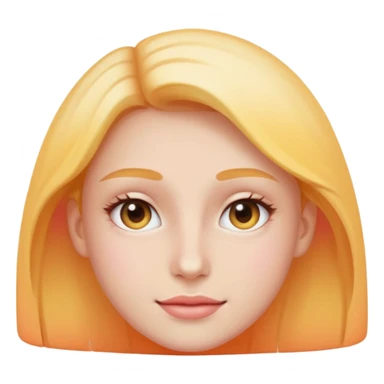 half face before and after glowing skin, minimal emoji illustration, pastel colors, smooth gradient sticker